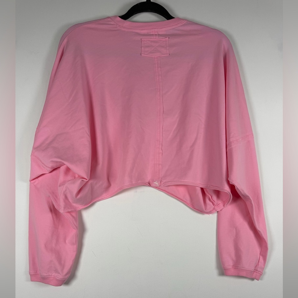 JoyLab Women's Washed Jersey Long Sleeve Top, All Sizes - Light Pink - Picture 9 of 13